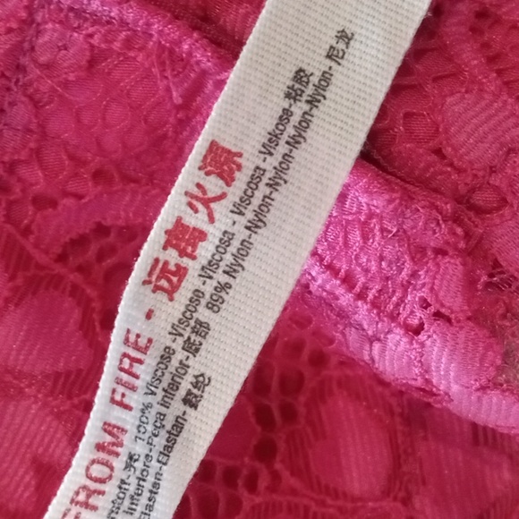 Pink Rose Viscose Free People Bodysuit - Picture 8 of 11